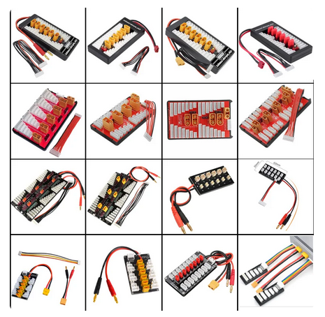 Rc 2-6S 2-8S T / XT60 / XT90 / XT30 /JST Lipo Battery Parallel Charging Board for Imax B6 B6AC B8 Quick Charge For Rc Models