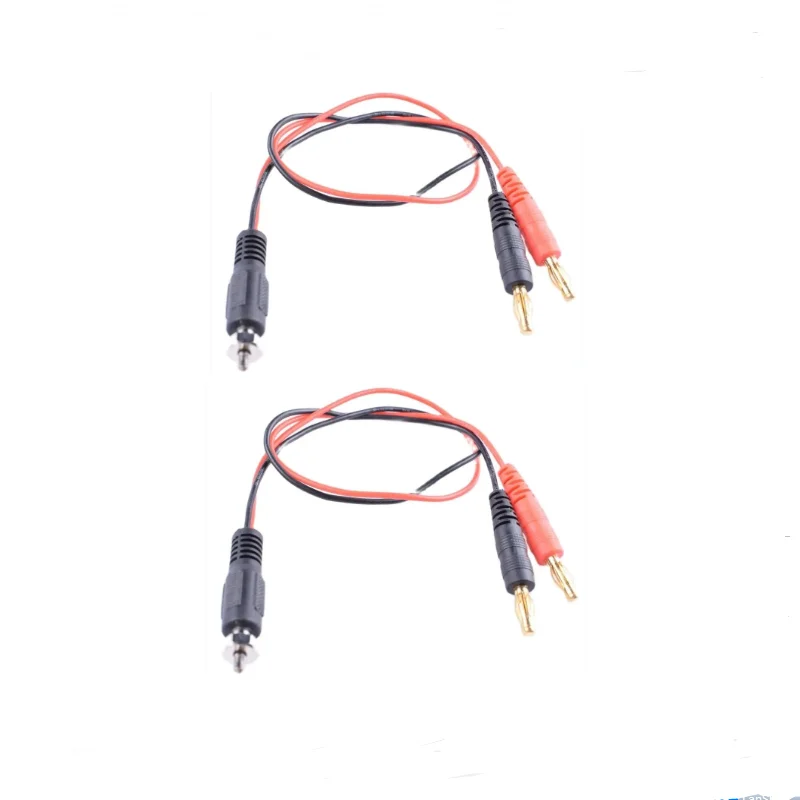 2 Pcs Glow plug charge lead with 4.0mm Banana plug for Battery,Charger,Motor,ESC ,RC Planes Cars Boat Drone