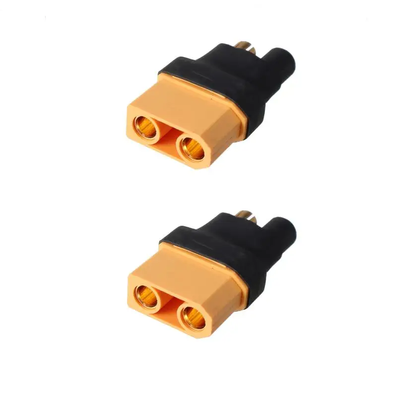 1 Pair /2Pcs 5.5mm Male Female Connector to XT90 Male Female Plug No Wires Adapter For RC Lipo Battery FPV Hobbies Toy