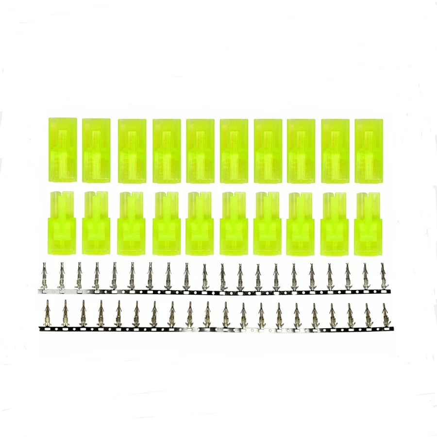 5/10 Pairs Mini Tamiya Style Battery Connectors Plugs  Male And Female Plug Sets with Nickle Pins for RC Hobby Car Boat Plane